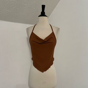 SHEIN Cropped Halter Top